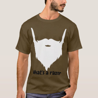 かみそりを噛む Tシャツ