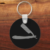 かみそりストライプ キーホルダー (正面)