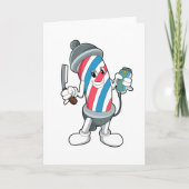 かみそり付きの美容師として カード (正面)