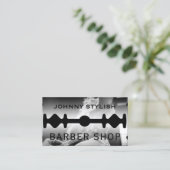 かみそり刃枠 名刺 (スタンド正面)