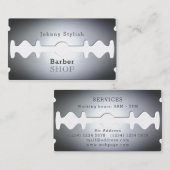 かみそり刃理容師ショップカインスパイアバー 名刺 (正面/裏面)