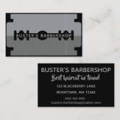 かみそり刃 名刺 (正面/裏面)