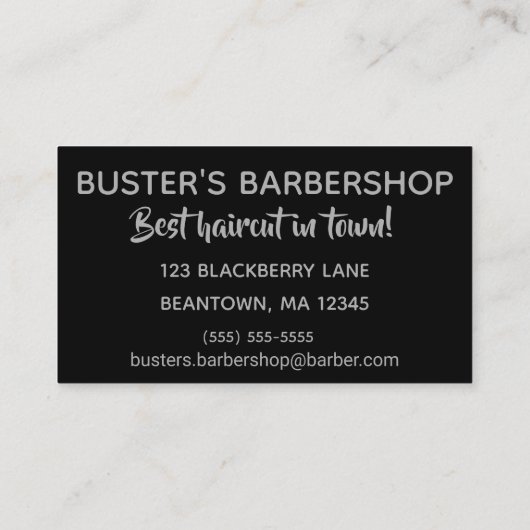 かみそり刃 名刺 (裏面)