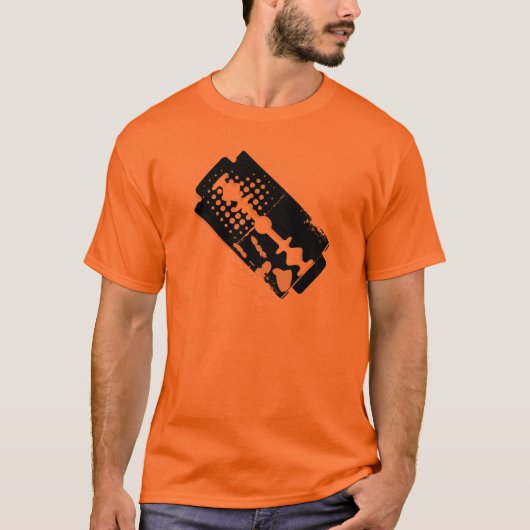 かみそり刃 – 壊れたハート Tシャツ (正面)