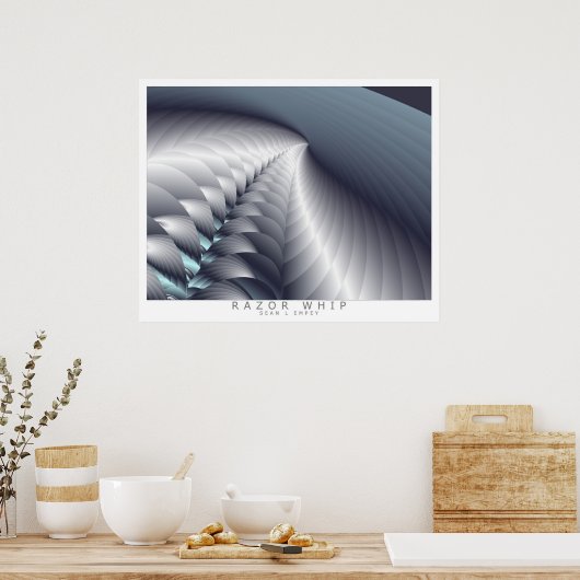 かみそり鞭 ポスター (キッチン)