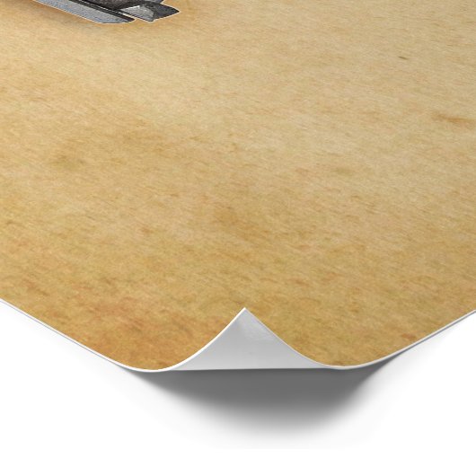 かみそり ポスター (角)