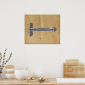 かみそり ポスター (キッチン)