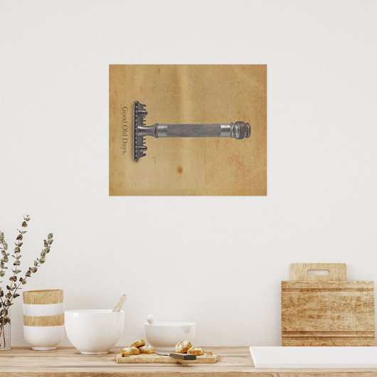 かみそり ポスター (キッチン)