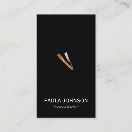 かみそり 名刺 (正面)