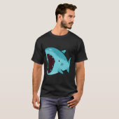 かみつく小さなサメ Tシャツ (正面フル)