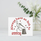 かみ合うかゆさ ポストカード (スタンド正面)