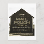 かむメールポーチタバコ – アンティーク写真仕上げ ポストカード (正面)