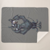 かむ玩具 シェルパブランケット (正面(横))