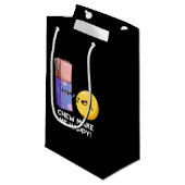 かむ私を幸せキャンディおもしろいプンダークBG スモールペーパーバッグ (正面アングル)