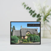 『かやぶき屋根小屋』 ポストカード (スタンド正面)