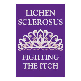 「かゆみと闘う」~lichen sclerosus啓発~ ポスター