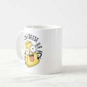 かゆみチーズプおもしろいン コーヒーマグカップ (正面左)