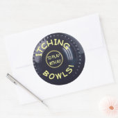 かゆみ丼ステッカー ラウンドシール (封筒)