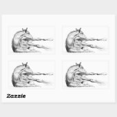 かゆみ 長方形シール (シート)