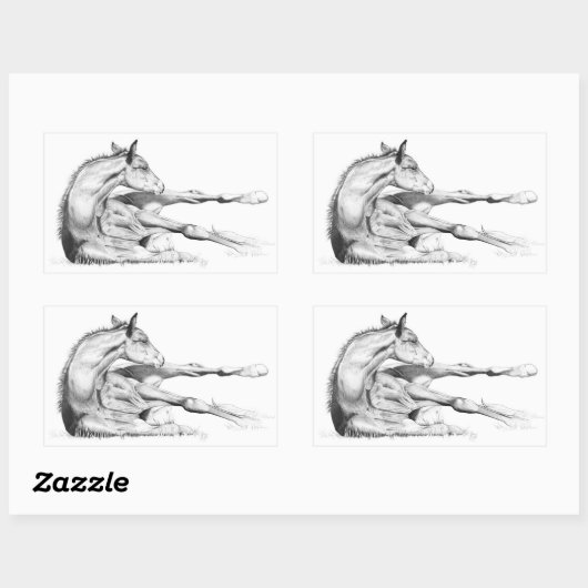 かゆみ 長方形シール (シート)