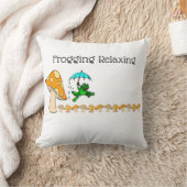 かゆリラックスきキノコ装飾用クッション クッション (ブランケット)