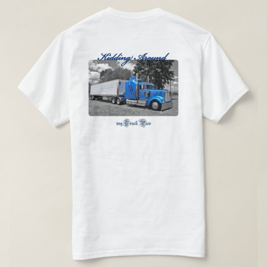 からかうこと(ロゴの前部#2) Tシャツ (デザイン裏面)