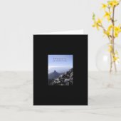 からしの種子の信頼のブランクの挨拶 カード (黄色い花)