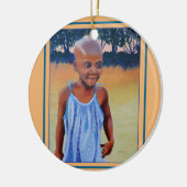 からしの種子はJCの孔雀によって-オーナメントのデザインを育てます セラミックオーナメント (左)