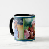 からしの種子はJCの孔雀によって-マグのデザインを育てます マグカップ (正面左)