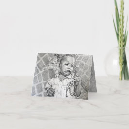 からしの種子はKATHYによって-メッセージカードを翌日に育てます サンキューカード