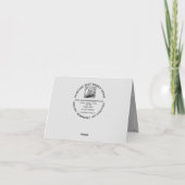 からしの種子はKATHYによって-メッセージカードを翌日に育てます サンキューカード (裏面)