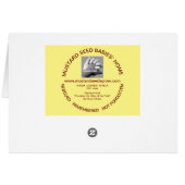 からし種が生える-ノートカードバイペリー·リッチー (裏面横)