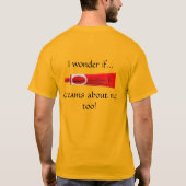 からしTシャツの夢 Tシャツ (裏面)