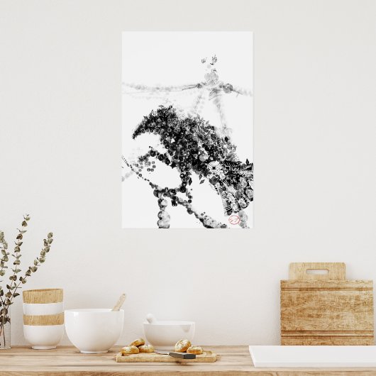 からすポスター ポスター (キッチン)