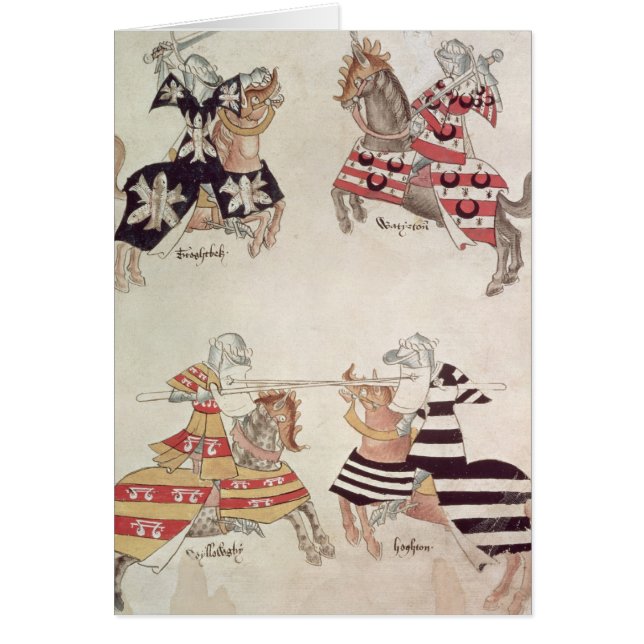 からのトマスHolmes' Book馬上槍試合の騎士、 (正面)