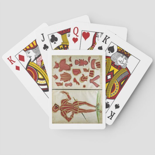 "からのレスターの伯爵のための装甲のスーツ トランプ (裏面)