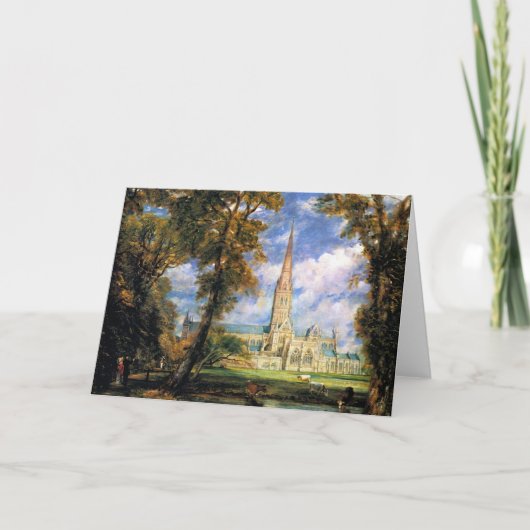 からの司教のGroundsソールズベリーのカテドラル カード (正面)