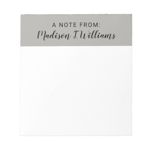 ～からの手紙 ノートパッド (正面)