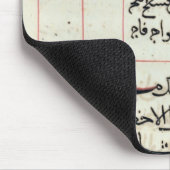 からの文字のページ「要素」、本の幾何学 マウスパッド (コーナー)