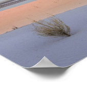 ～からの水のプールに映る夕暮れの空 ポスター (角)