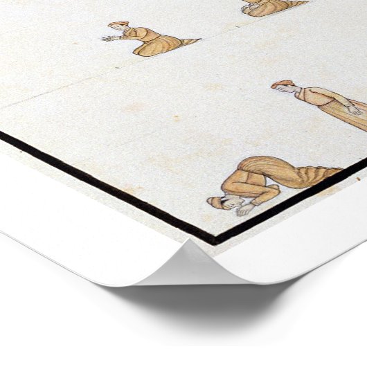 からの違う祈りの言葉中の体の位置 ポスター (角)