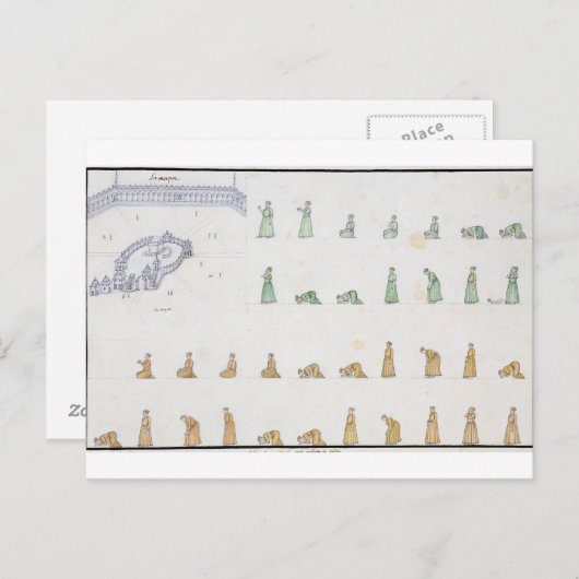 からの違う祈りの言葉中の体の位置 ポストカード (正面/裏面)