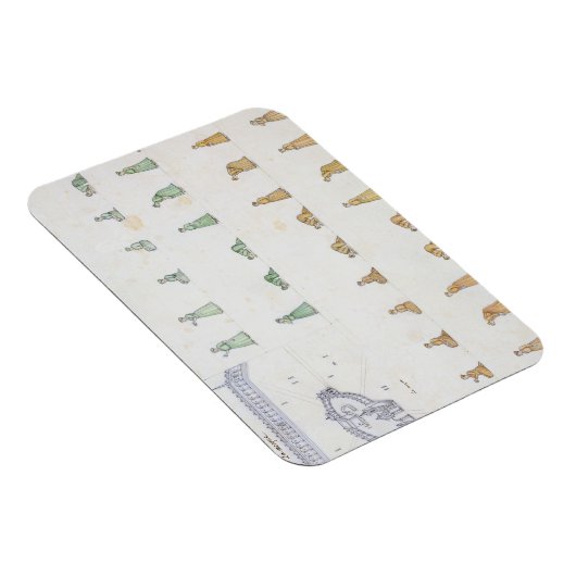 からの違う祈りの言葉中の体の位置 マグネット (右側)