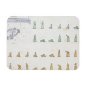 からの違う祈りの言葉中の体の位置 マグネット (横)