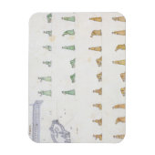 からの違う祈りの言葉中の体の位置 マグネット (縦)