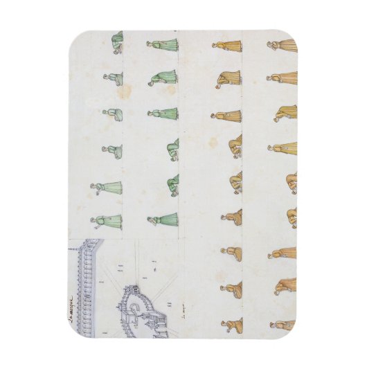 からの違う祈りの言葉中の体の位置 マグネット (縦)