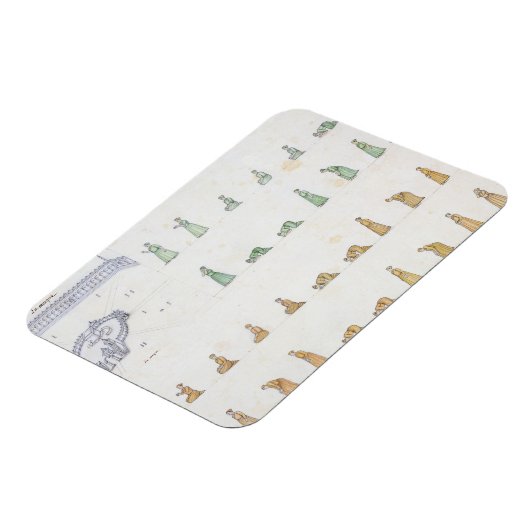 からの違う祈りの言葉中の体の位置 マグネット (左側)