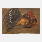 からま：ロマ日本のンス芸者女優 キッチンタオル (横)