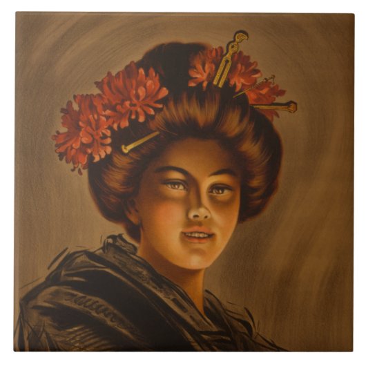 からま:ロマ日本のンス芸者女優 タイル (正面)