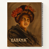 からま:ロマ日本のンス芸者女優 ノートブック (裏面)